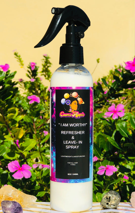 “ I AM WORTHY” Refresher & Leave In Spray